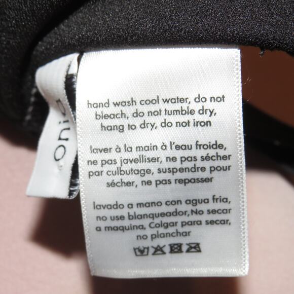 Onia Black Floral Print Underwire Top And Belted High Waist Bikini Swim Set - Picture 9 of 9